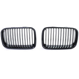 Grilles de calandre noir brillant pour BMW Série 3 et M3 E36 (1992 à 1999), phase 1 - 1992 à 1996