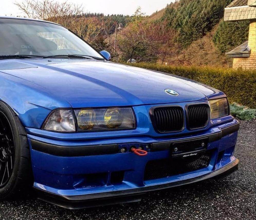 Grilles de calandre noir brillant pour BMW Série 3 et M3 E36 (1992 à 1999), vue 2
