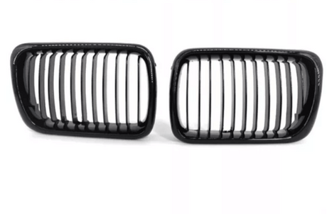 Grilles de calandre noir brillant pour BMW Série 3 et M3 E36 (1992 à 1999), vue 9