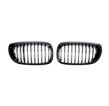Grilles de calandre noir brillant pour BMW Série 3 M3 E46 (1998 à 2005), simple lame