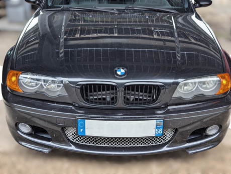 Grilles de calandre noir brillant pour BMW Série 3 M3 E46 (1998 à 2005), vue 2