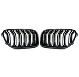 Grilles de calandre noir brillant pour BMW Série 5 M5 F10 F11 Berline et Touring (2010 à 2017), vue 5