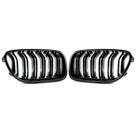 Grilles de calandre noir brillant pour BMW Série 5 M5 F10 F11 Berline et Touring (2010 à 2017), vue 5