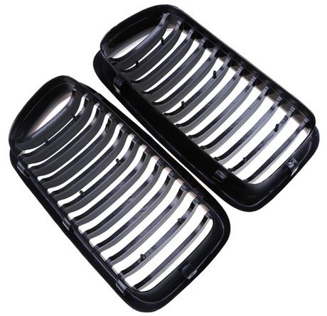 Grilles de calandre noir brillant pour BMW Série 7 E38 (1994 à 2002), vue 4