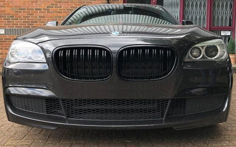 Grilles de calandre noir brillant pour BMW Série 7 F01 F02 F03 F04 (2009 à 2015), vue 2
