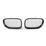 Grilles de calandre noir brillant pour BMW Série 7 F01 F02 F03 F04 (2009 à 2015), simple lame