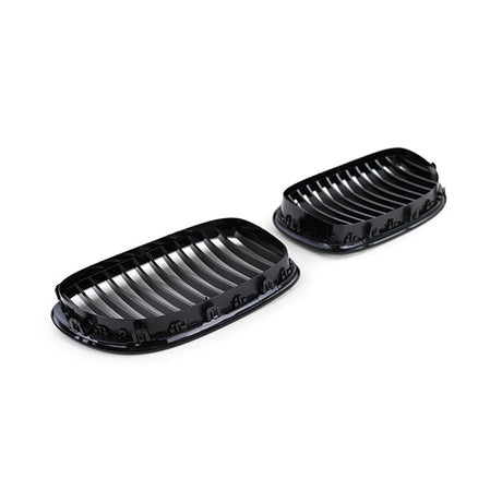 Grilles de calandre noir brillant pour BMW Série 7 F01 F02 F03 F04 (2009 à 2015), vue 12