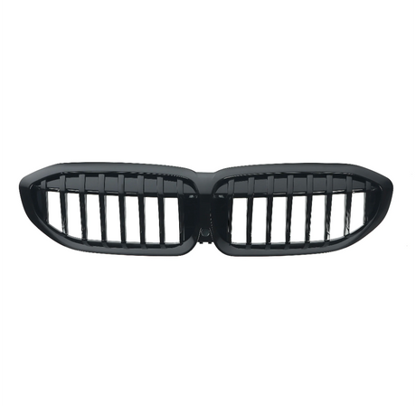 Grilles de calandre noir brillant type M3 Competition pour BMW Série 3 G20 (2018 à 2025), vue 4