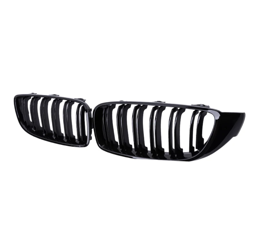 Grilles de calandre noir brillant type M4 pour BMW Série 4 F32 (2013 à 2020)