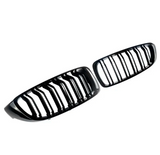 Grilles de calandre noir brillant type M4 pour BMW Série 4 F32 (2013 à 2020), vue 7
