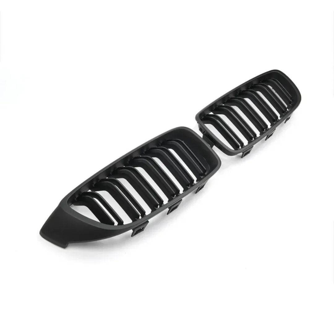 Grilles de calandre noir brillant type M4 pour BMW Série 4 F32 (2013 à 2020), noir mat