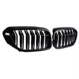 Grilles de calandre noir brillant type M5 Competition pour BMW Série 5 G30 (2017 à 2025), avant restylage (2017 à 2020), vue 1