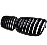 Grilles de calandre noir brillant type X5M pour BMW X5 E70 (2007 à 2013), vue 10
