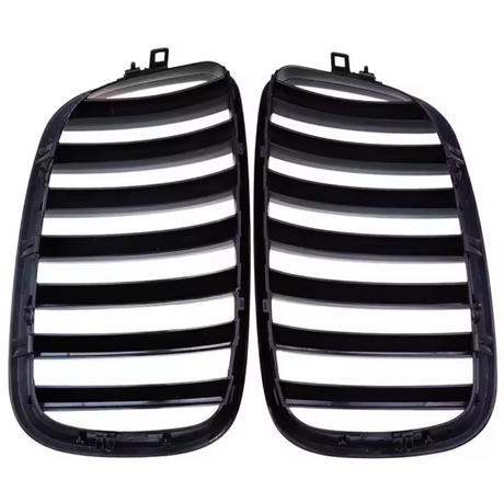 Grilles de calandre noir brillant type X5M pour BMW X5 E70 (2007 à 2013), vue 13