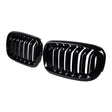 Grilles de calandre noir brillant type X5M pour BMW X5 F15 (2014 à 2017)
