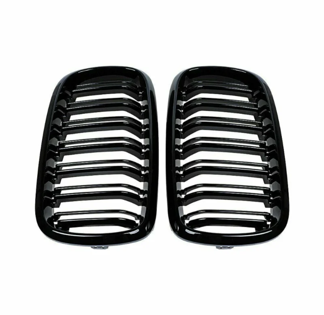 Grilles de calandre noir brillant type X5M pour BMW X5 F15 (2014 à 2017), vue 5