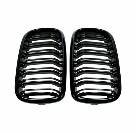 Grilles de calandre noir brillant type X5M pour BMW X5 F15 (2014 à 2017), vue 5