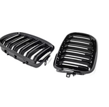 Grilles de calandre noir brillant type X6M pour BMW X6 E71 (2007 à 2013), vue 5