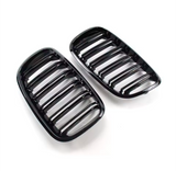 Grilles de calandre noir brillant type X6M pour BMW X6 E71 (2007 à 2013), vue 7