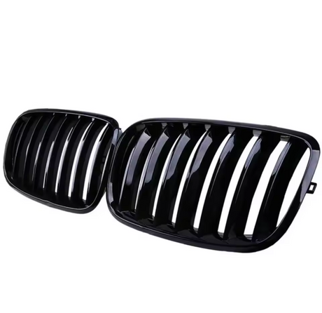 Grilles de calandre noir brillant type X6M pour BMW X6 E71 (2007 à 2013), vue 8