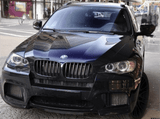 Grilles de calandre noir brillant type X6M pour BMW X6 E71 (2007 à 2013), vue 9