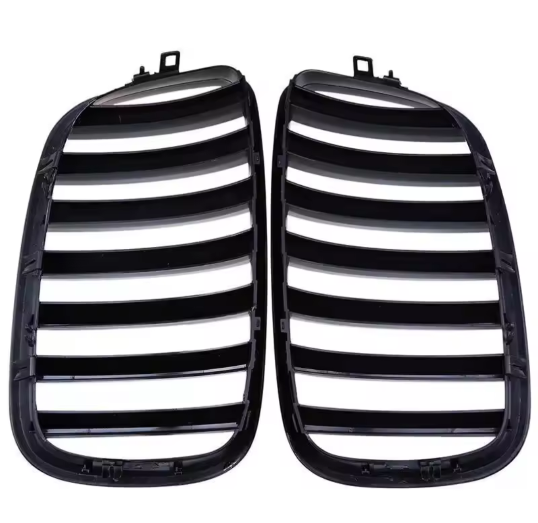 Grilles de calandre noir brillant type X6M pour BMW X6 E71 (2007 à 2013), vue 10