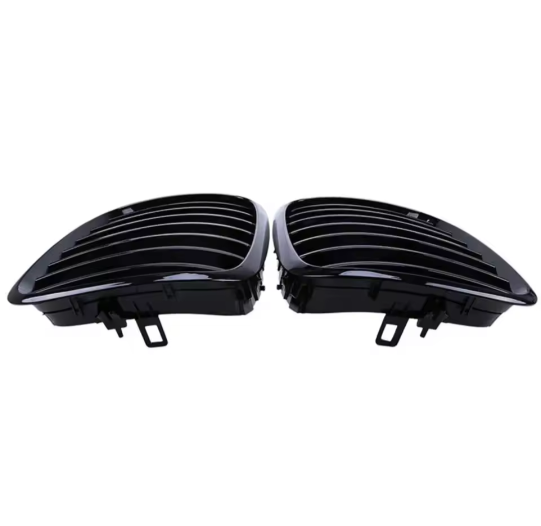 Grilles de calandre noir brillant type X6M pour BMW X6 E71 (2007 à 2013), vue 11