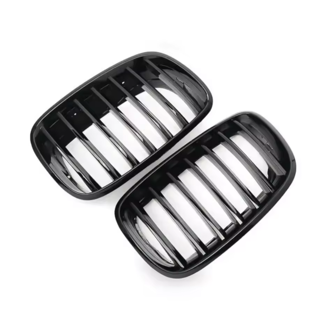 Grilles de calandre noir brillant type X6M pour BMW X6 E71 (2007 à 2013), vue 12