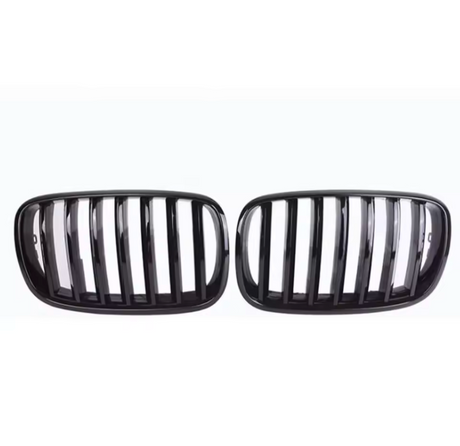 Grilles de calandre noir brillant type X6M pour BMW X6 E71 (2007 à 2013), vue 13