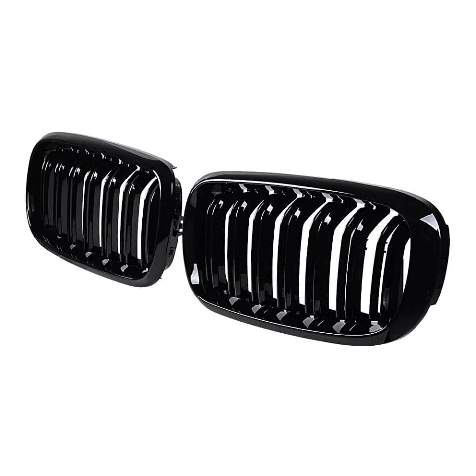 Grilles de calandre noir brillant type X6M pour BMW X6 F16 (2014 à 2019)