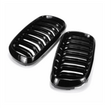 Grilles de calandre noir brillant type X6M pour BMW X6 F16 (2014 à 2019), vue 4