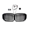 Grilles de calandre noir LED pour BMW X5 G05 (2018 à 2025), simple lame, après restylage (2023 à 2026)
