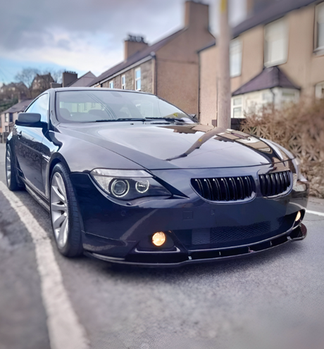 Grilles de calandre noires brillantes pour BMW Série 6 et M6 E63 E64 (2003 à 2010), vue 2