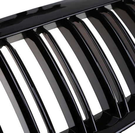 Grilles de calandre noires brillantes pour BMW Série 6 et M6 E63 E64 (2003 à 2010), vue 5