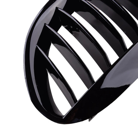 Grilles de calandre noires brillantes pour BMW Série 6 et M6 E63 E64 (2003 à 2010), vue 11