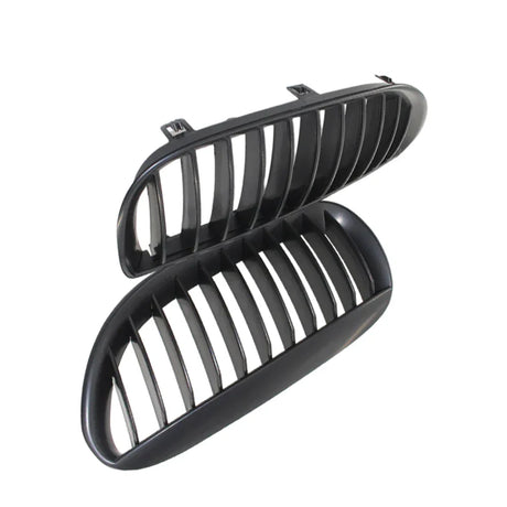 Grilles de calandre noires brillantes pour BMW Série 6 et M6 E63 E64 (2003 à 2010), vue 13