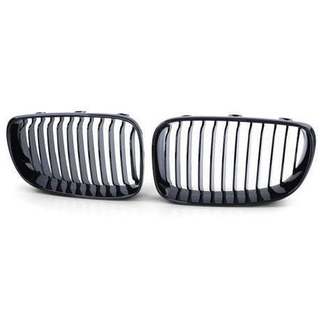 Grilles de calandre noires brillantes type M Performance pour BMW Série 1 E87 (2004 à 2011), vue 5