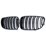 Grilles de calandre noires brillantes type M Performance pour BMW Série 1 E87 (2004 à 2011), vue 12