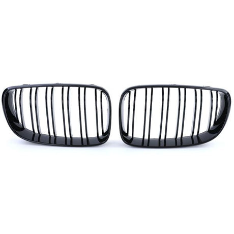 Grilles de calandre noires brillantes type M Performance pour BMW Série 1 E87 (2004 à 2011), vue 14