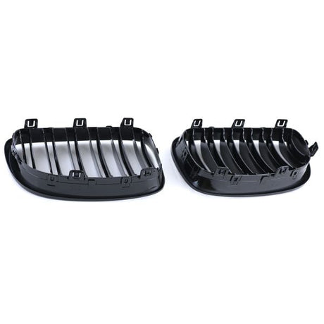 Grilles de calandre noires brillantes type M Performance pour BMW Série 1 E87 (2004 à 2011), vue 17
