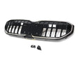 Grilles de calandre noires LED éclairées pour BMW Série 5, i5 G60, M5 G90 (2023 à 2026), lames verticales