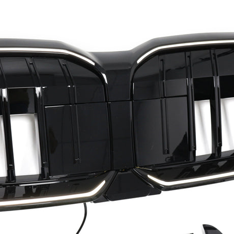 Grilles de calandre noires LED éclairées pour BMW Série 5, i5 G60, M5 G90 (2023 à 2026), vue 6