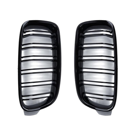 Grilles de calandre noires type M3 Competition pour BMW Série 3 F30 (2011 à 2019), vue 4