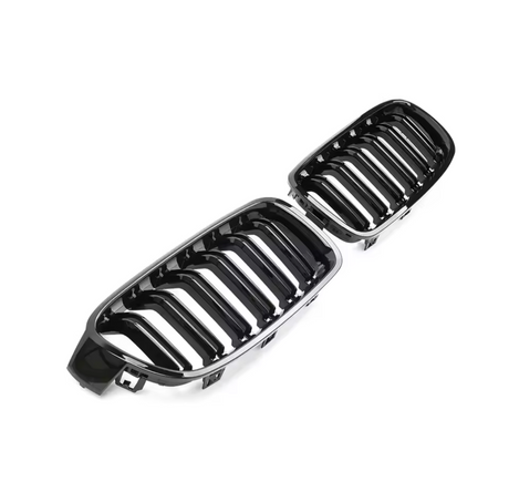 Grilles de calandre noires type M3 Competition pour BMW Série 3 F30 (2011 à 2019), vue 5