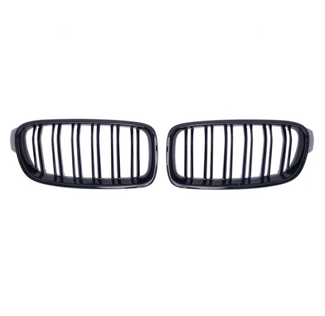 Grilles de calandre noires type M3 Competition pour BMW Série 3 F30 (2011 à 2019), vue 6