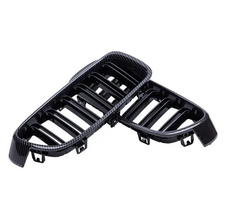 Grilles de calandre noires type M3 Competition pour BMW Série 3 F30 (2011 à 2019), vue 10