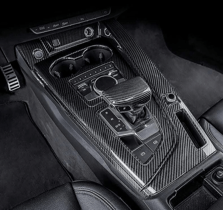 Insert de console centrale carbone pour Audi A5, S5 B9 (2017 à 2024), pack complet
