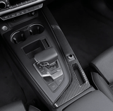 Insert de console centrale carbone pour Audi A5, S5 B9 (2017 à 2024), côté bouton de volume uniquement