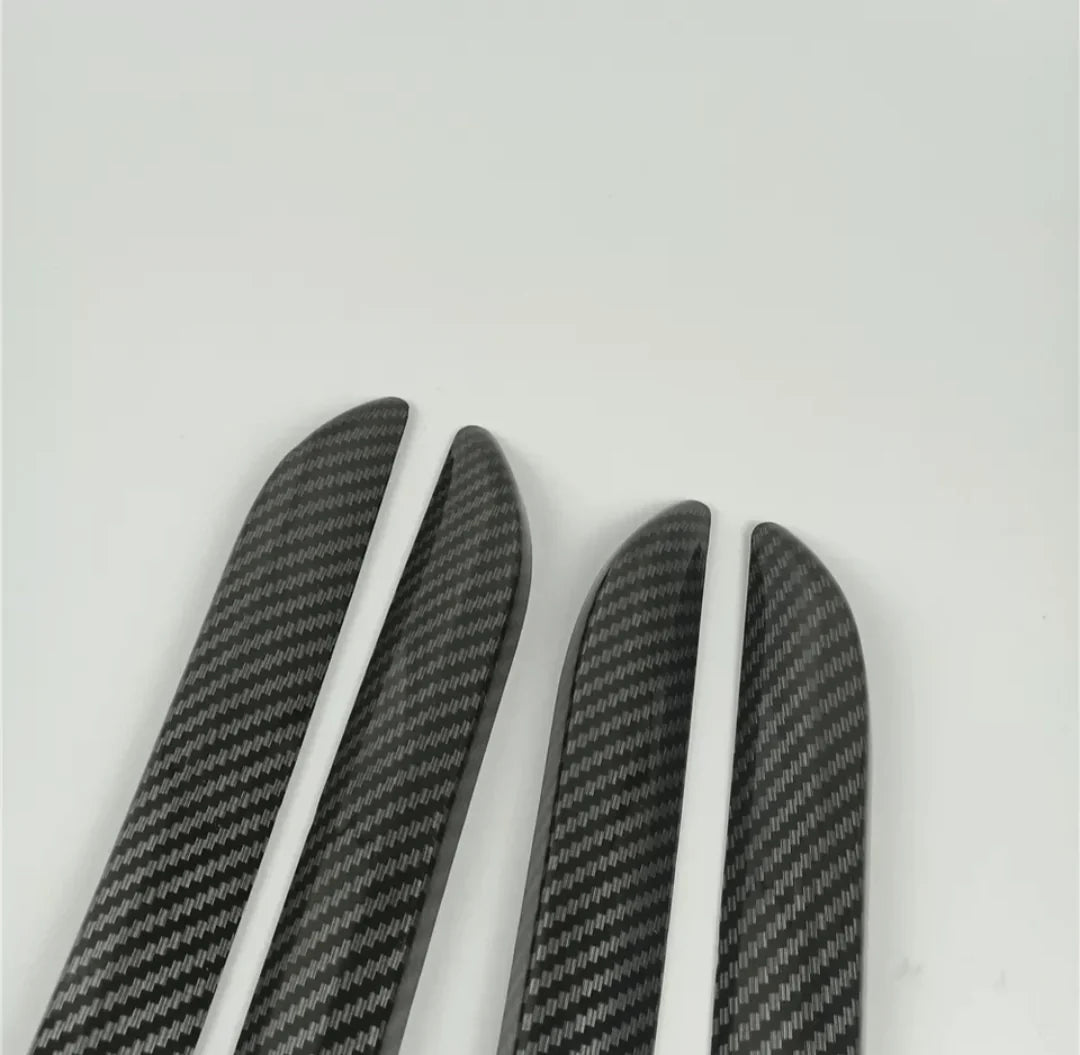 Inserts de garnitures de portes look carbone pour Audi A3, S3 8V (2012 à 2020), vue 2