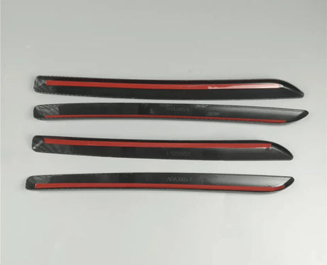Inserts de garnitures de portes look carbone pour Audi A3, S3 8V (2012 à 2020), vue 3